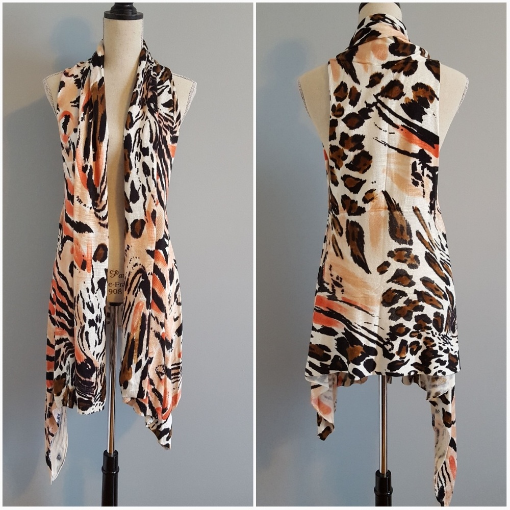 NWT Adore Hand Painted Vest - Picture 1 of 5